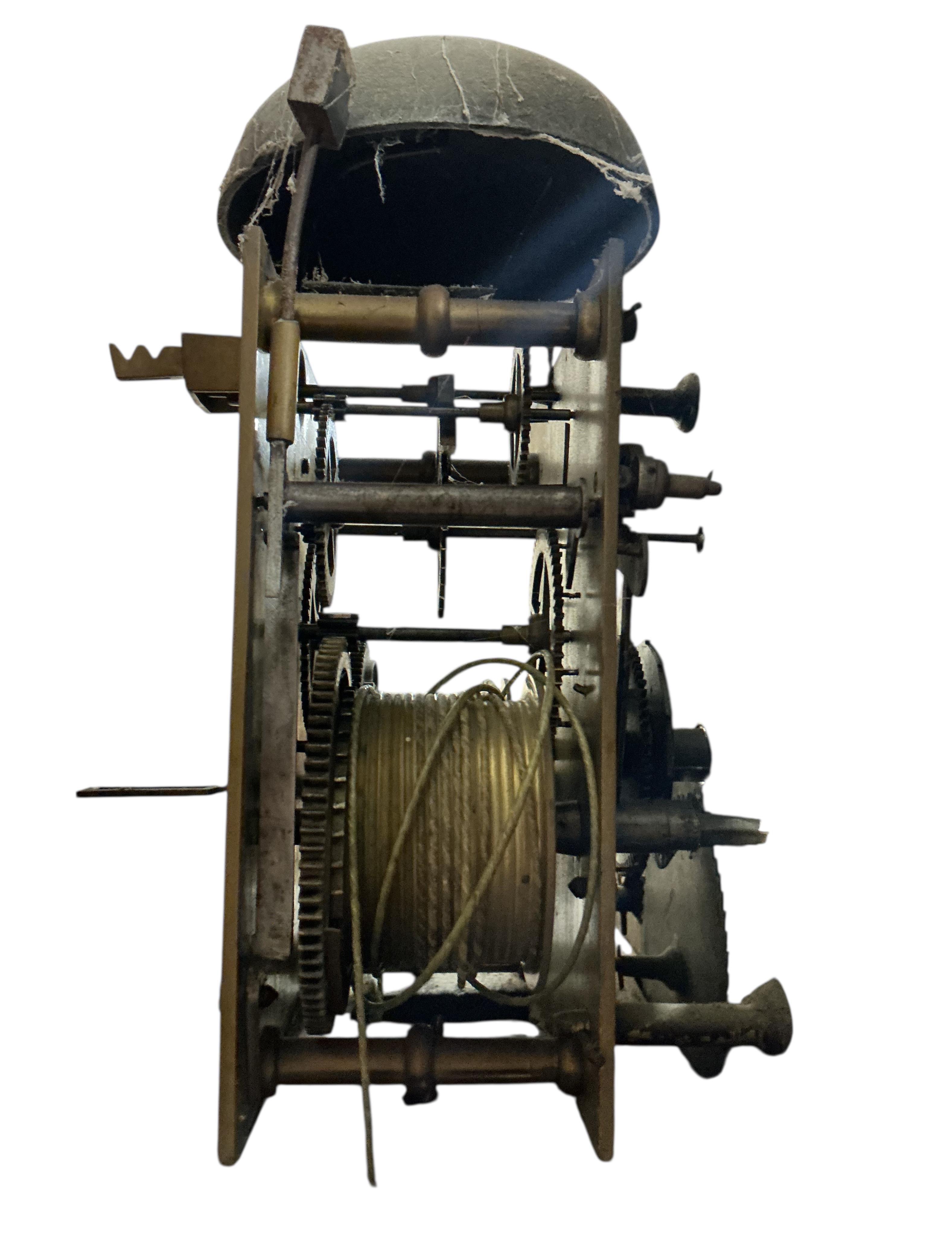 An early 19th century oak and mahogany eight day longcase clock, marked William Smith, Crowland, height 202cm